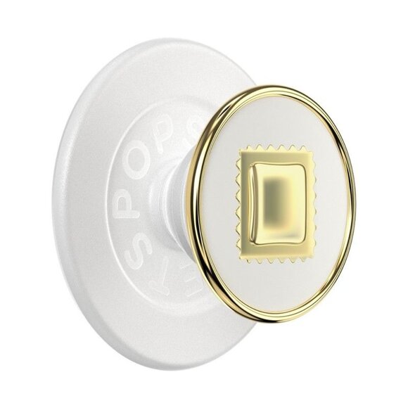 PopSockets PopGrip With‎ Swappable Top Gold Stamp Design For MagSafe Devices - Picture 2 of 10